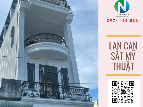 lan can sắt mỹ thuật